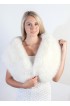 White Fox Fur Stole - Scarf